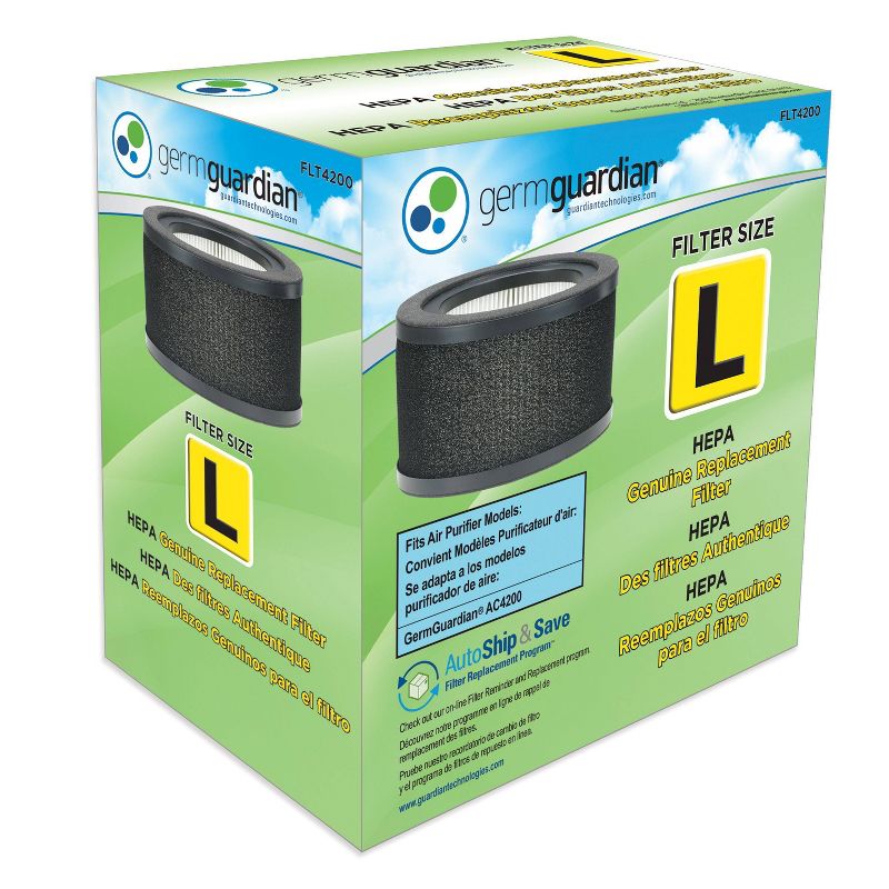 GermGuardian HEPA Genuine Air Control Filter L Replacement for AC4200