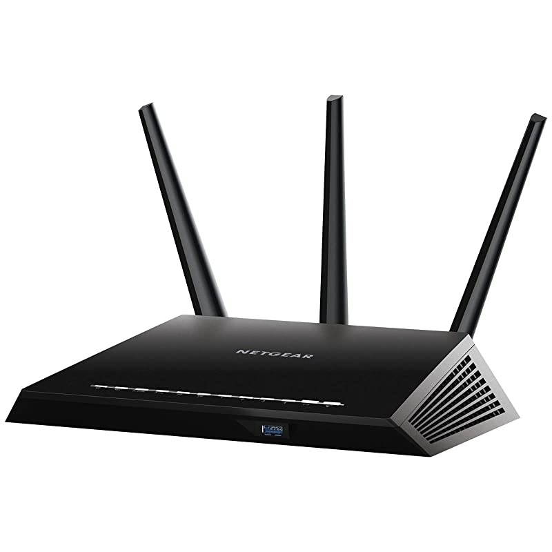 Nighthawk Smart Wi-Fi Router (R6900P) - AC1900 Wireless Speed (Up to 1900 Mbps), Up to 1800 Sq Ft Coverage & 30 Devices, 4 x 1G Ethernet and 1 x 3.0 USB Ports, Armor Security