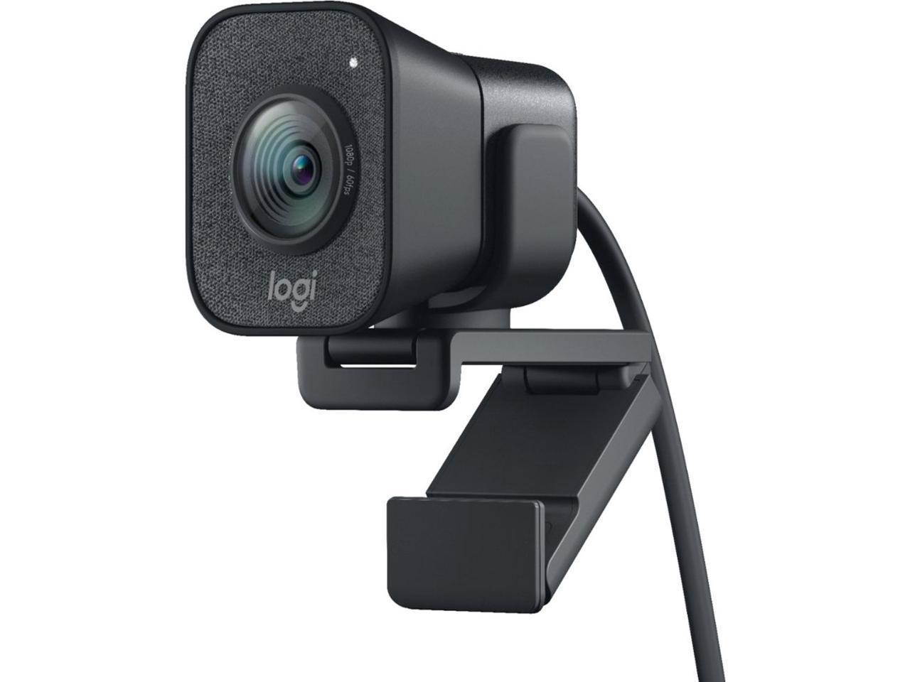 Logitech StreamCam - 1080P HD 60fps Streaming Webcam with USB-C and Built-in Microphone - USB Computer Camera for Gaming Conferencing , Mac Xbox YouTube Skype OBS, Free-Driver Fast Autofocus