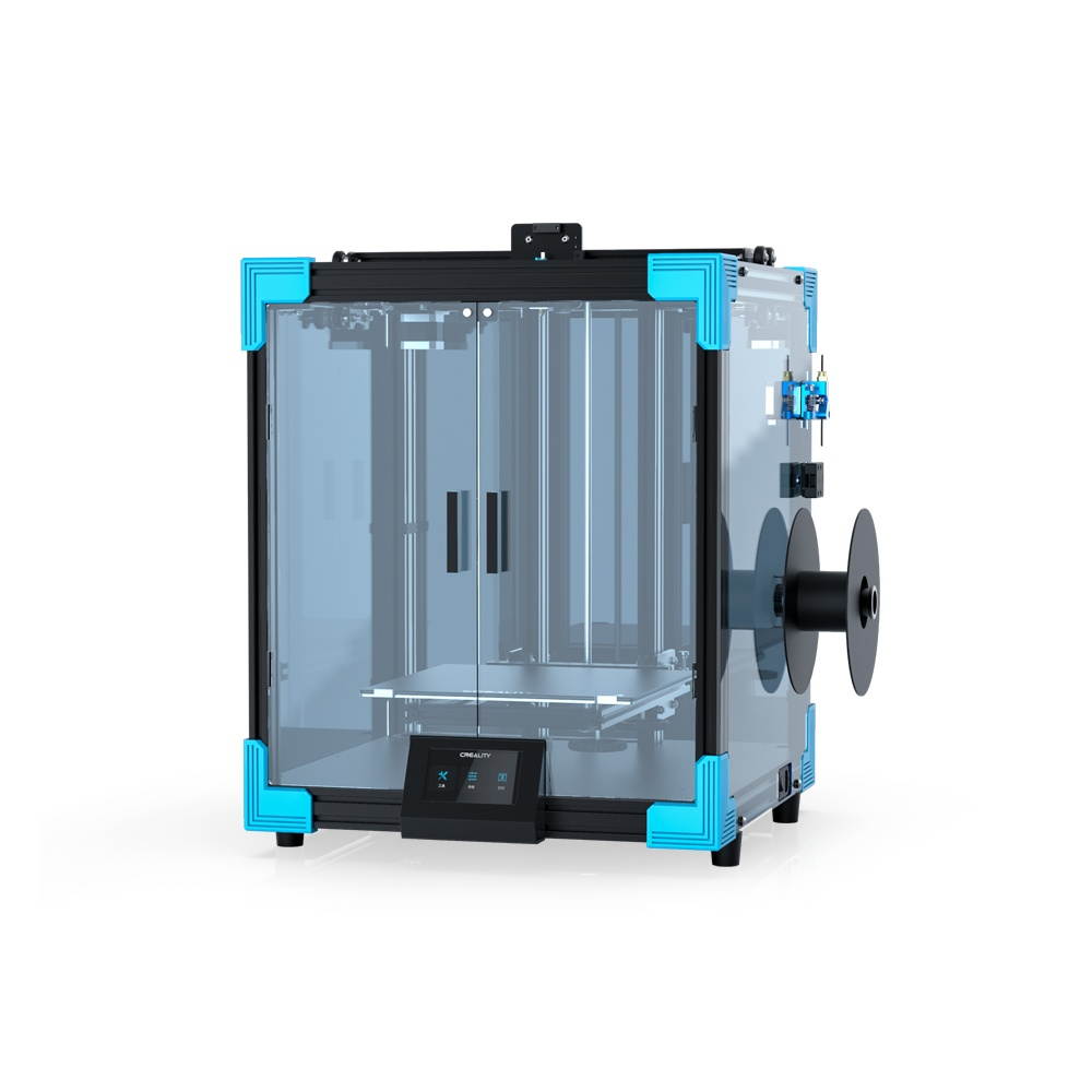 Original Creality 3D Ender-6 High Precision 3D Printer DIY Kit TMC2208 Driver 3 Times Faster Print Speed Print Size 250*250*400mm Stable Core-XY Structure with 4.3 Inch Color Touchscreen 8G TF Card