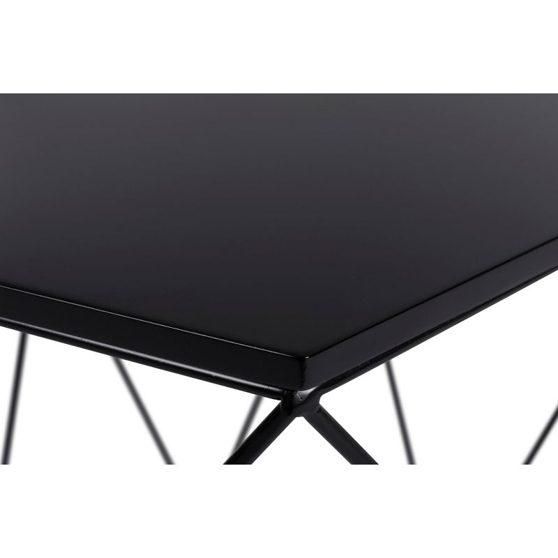 Element Geometric Side Table Midnight Black - Adore Decor