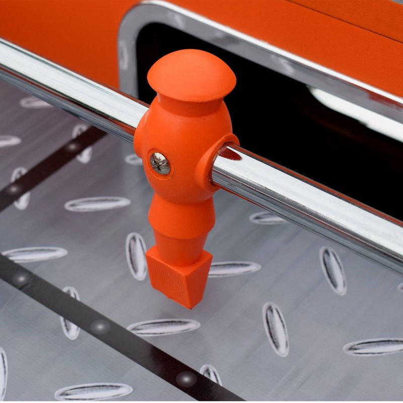 Hathaway Trailblazer 56" Foosball Table with Electronic Scoring - Orange/Black