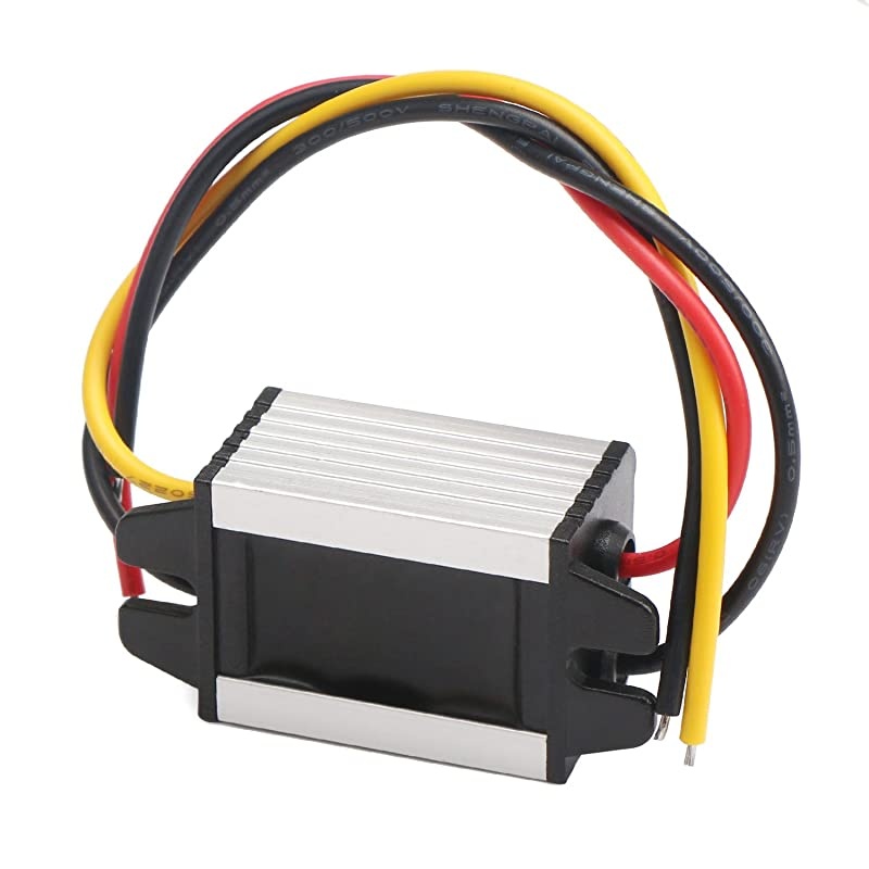 90597 Car Power Converter DC 9V-22V 12V to DC 6V Buck Voltage Regulator 3A 18W Waterproof High Efficiency Step Down Volt Module Power Supply