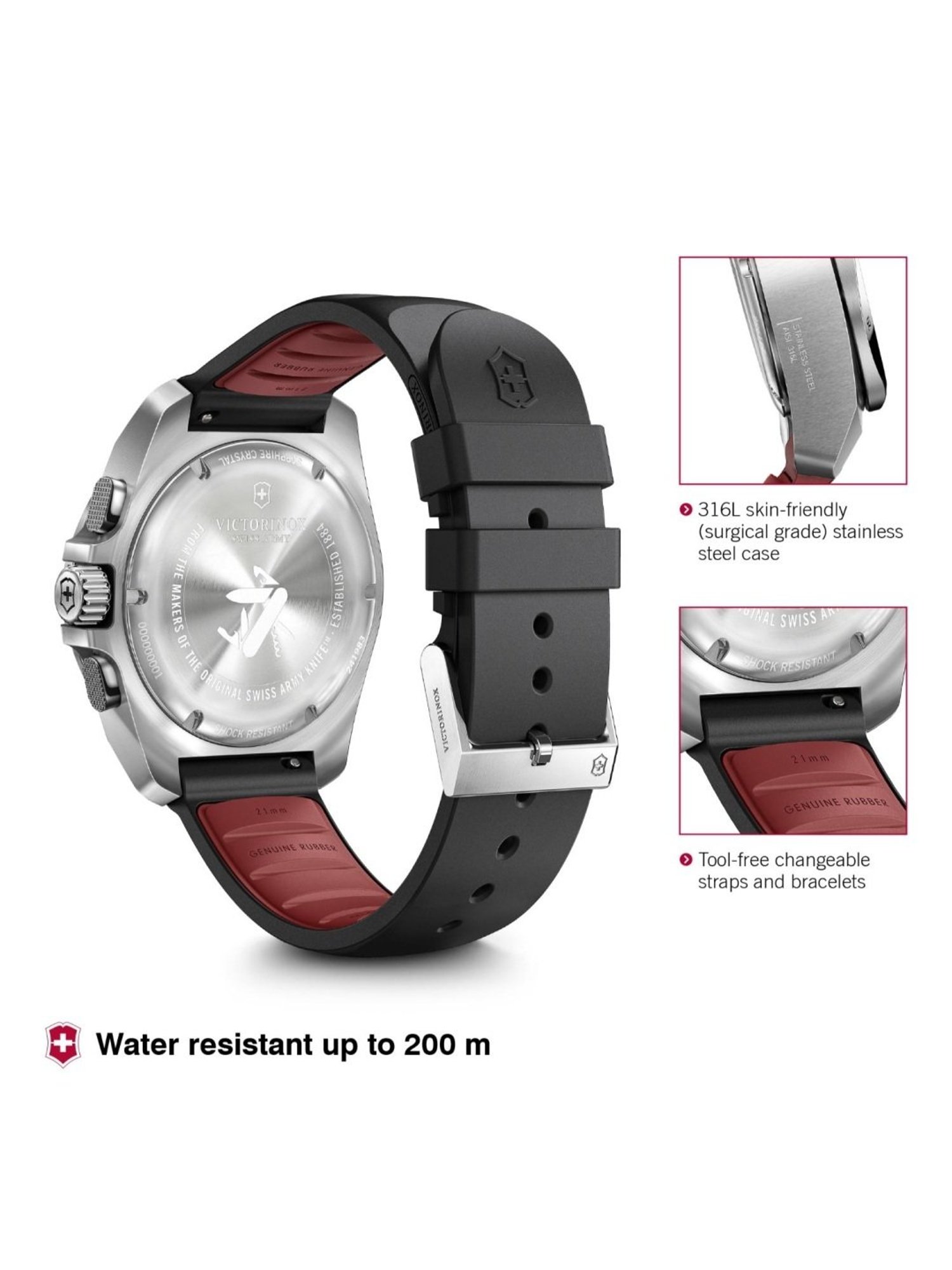 VICTORINOX V241983 I.N.O.X. Chrono Analog Watch for Men