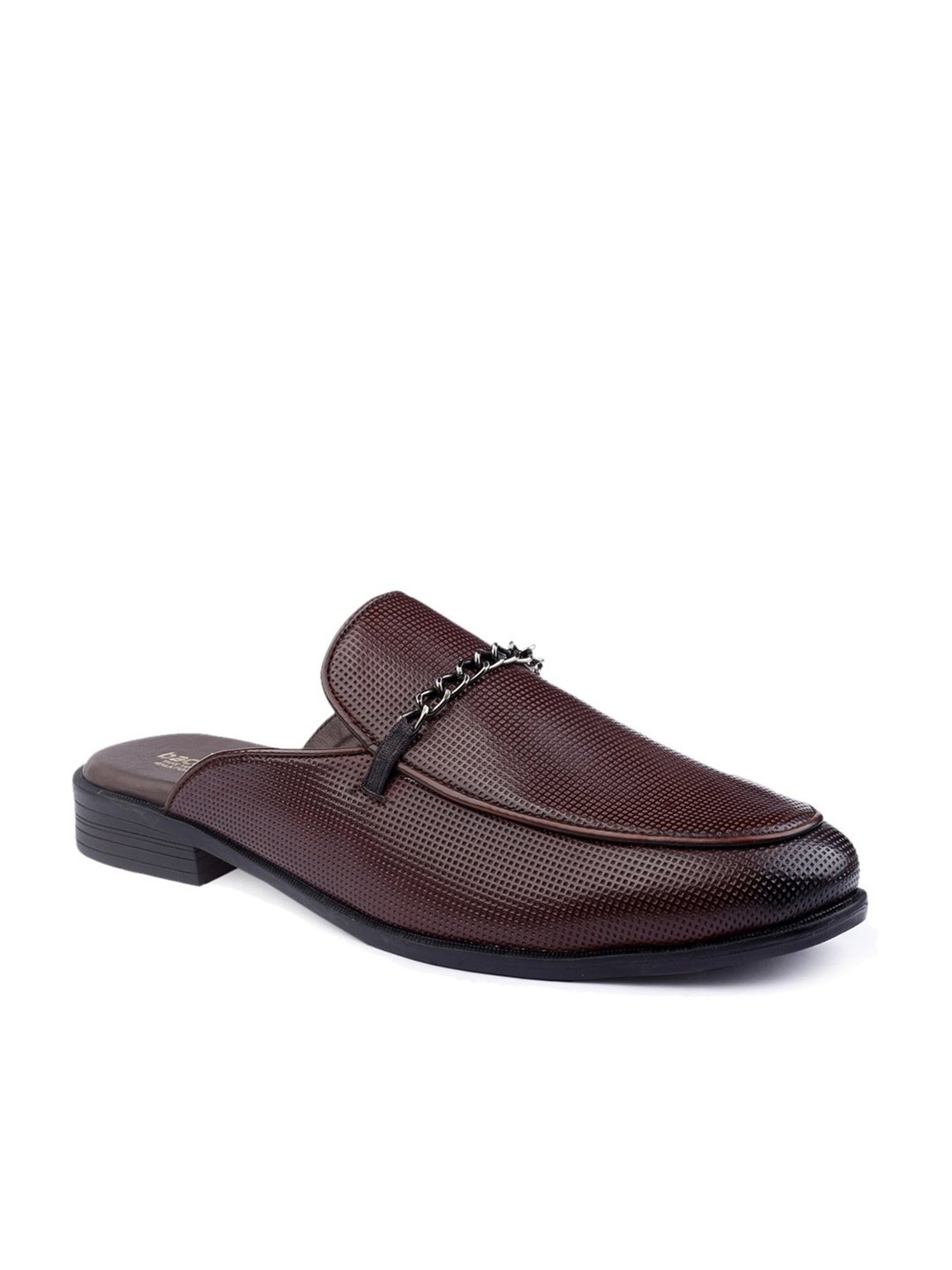Bacca Bucci Men's MOROCCO Brown Mule Shoes