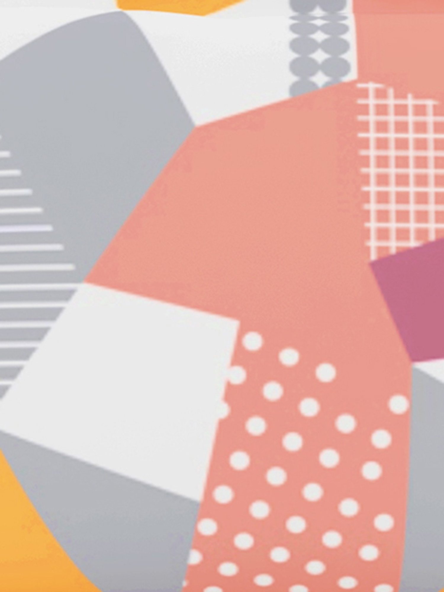 Petal Home Origami Geometric Multicolor 300 TC Cotton King Sized Pillow Covers - Set of 2