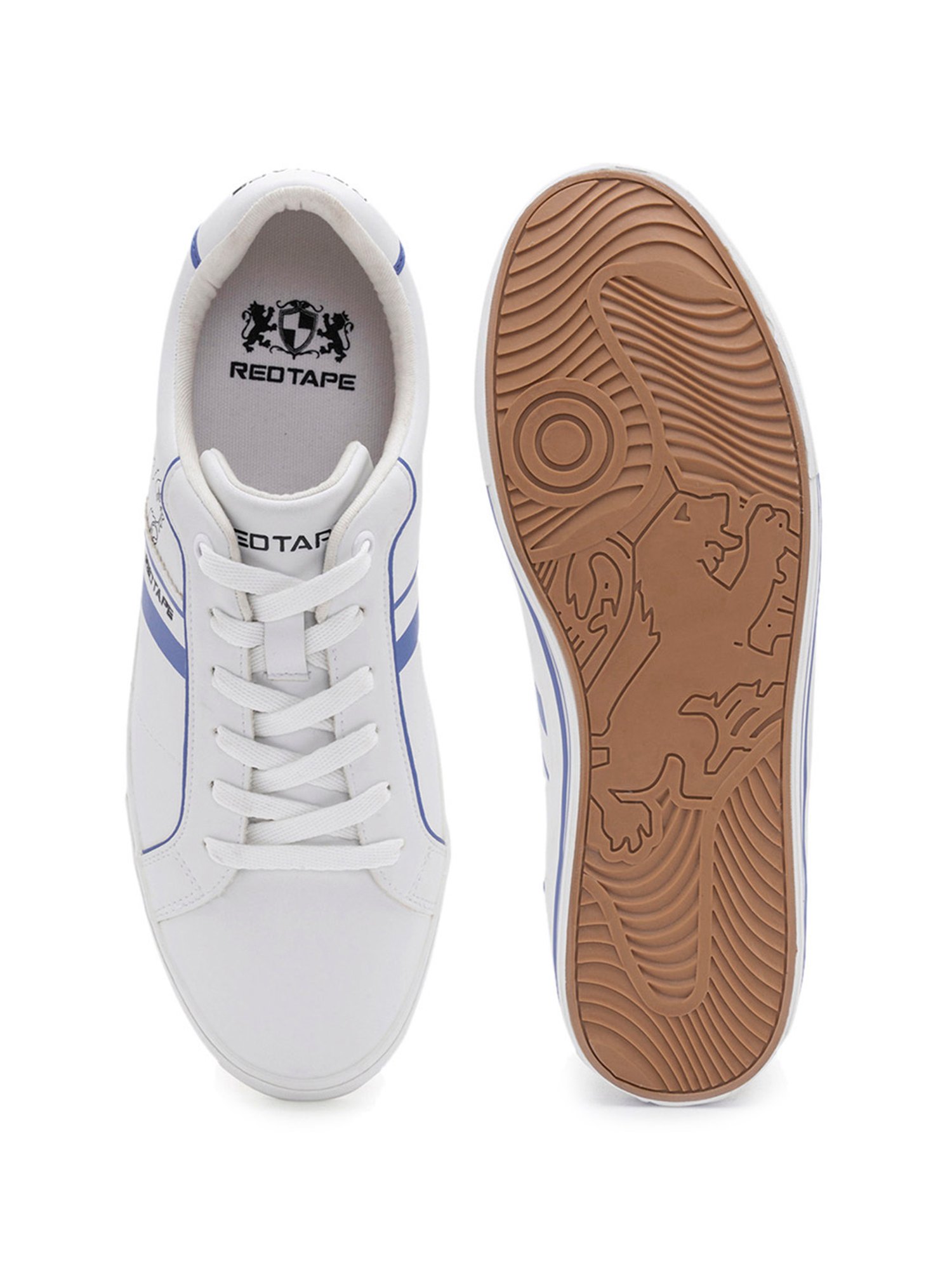 Red Tape Men's White Casual Sneakers