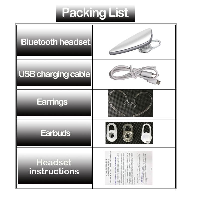 YXINW Bluetooth Headset,Hands-Free Bluetooth Earpiece Headphones for Cell Phones, Noise Cancelling Wireless Earpieces w/Mic for Business/Driving/Office, Compatible with iPhone/Samsung/Android(white)