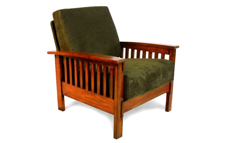 Mission Microfiber Chair Olive - Inspire Q