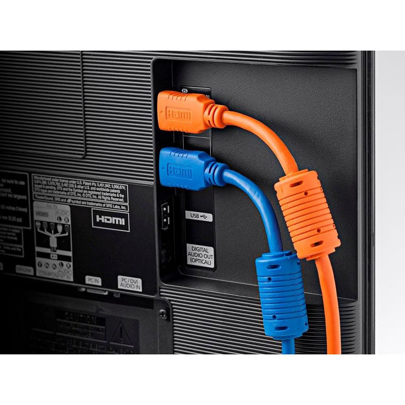 C2G 35ft 4K HDMI Cable with Gripping Connectors - Plenum Rated - 40 ft HDMI A/V Cable for Audio/Video Device