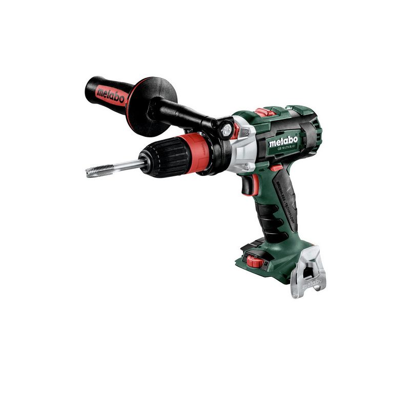 Metabo 603828890 18V LTX GB 18 BL Q I Lithium-Ion Brushless 1/2 in. Cordless Drill Driver with (2) Tapping Chucks (Tool Only)