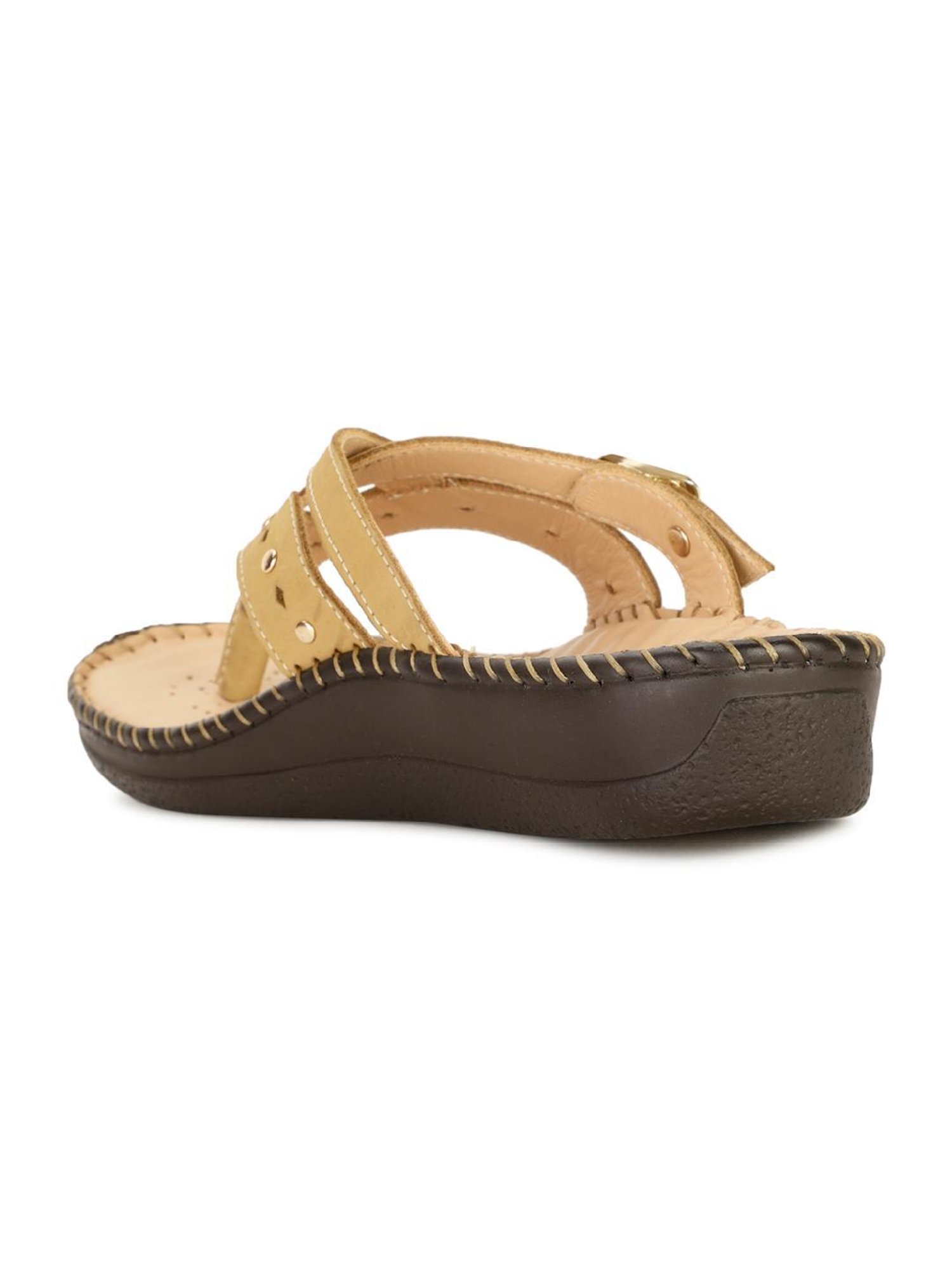 Scholl by Bata Women's Yellow Thong Sandals