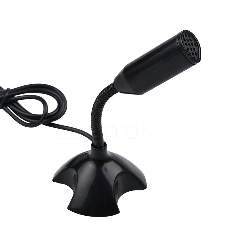 Hot Adjustable USB Laptop Microphone Mini Studio Speech Microphone Stand Mic With Holder for Desktop PC