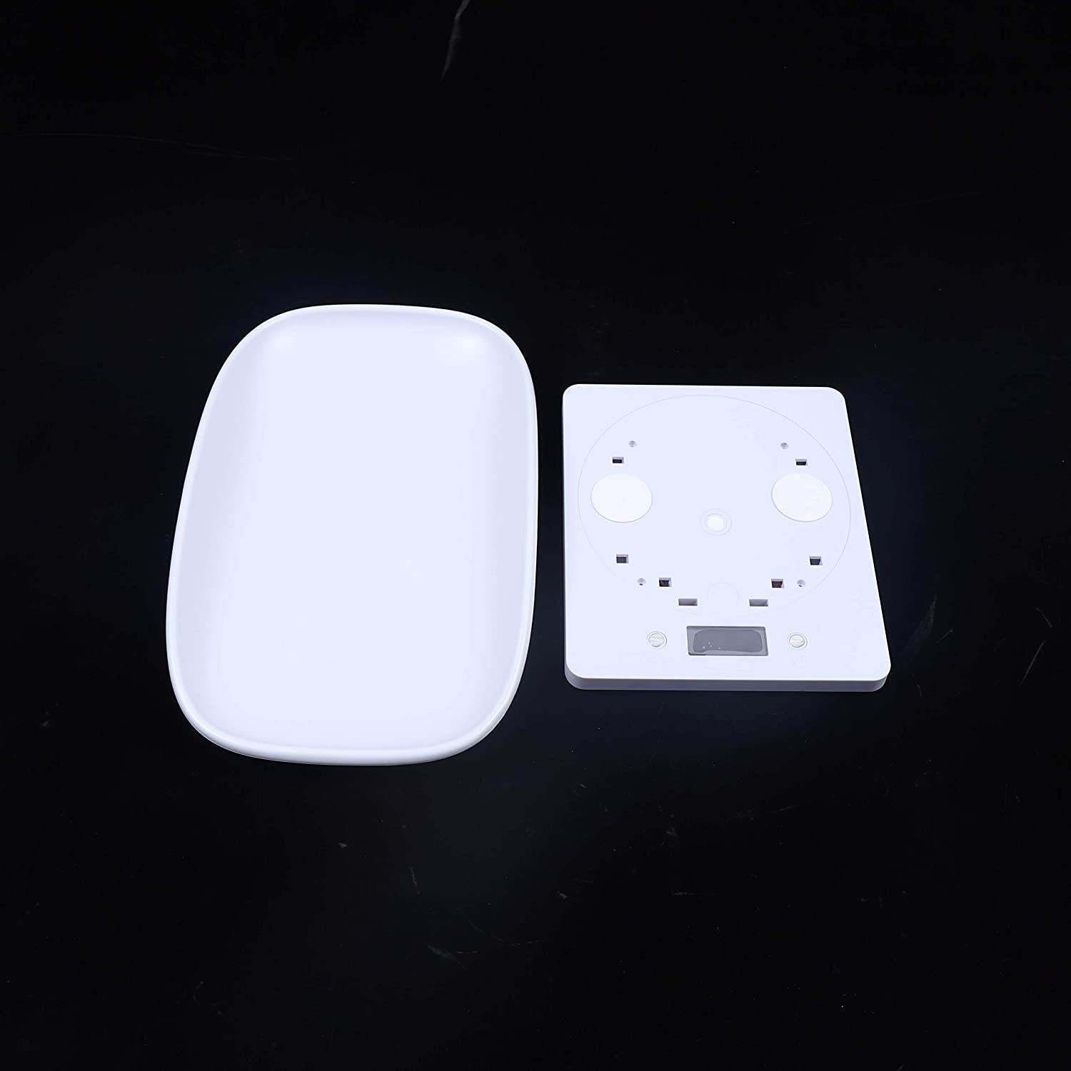 LOYALHEARTDY   3A Battery Electric White Mail Parcel Scale, Load 10kg, Suitable for Weighing Pets, Baby Parcels