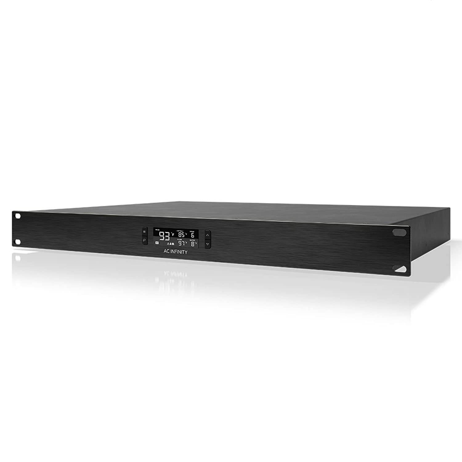 AC Infinity CLOUDPLATE T5 PRO, Rack Mount Fan 1U, Rear Exhaust Airflow, for cooling AV, Home Theater, Network 19&rdquo; Racks
