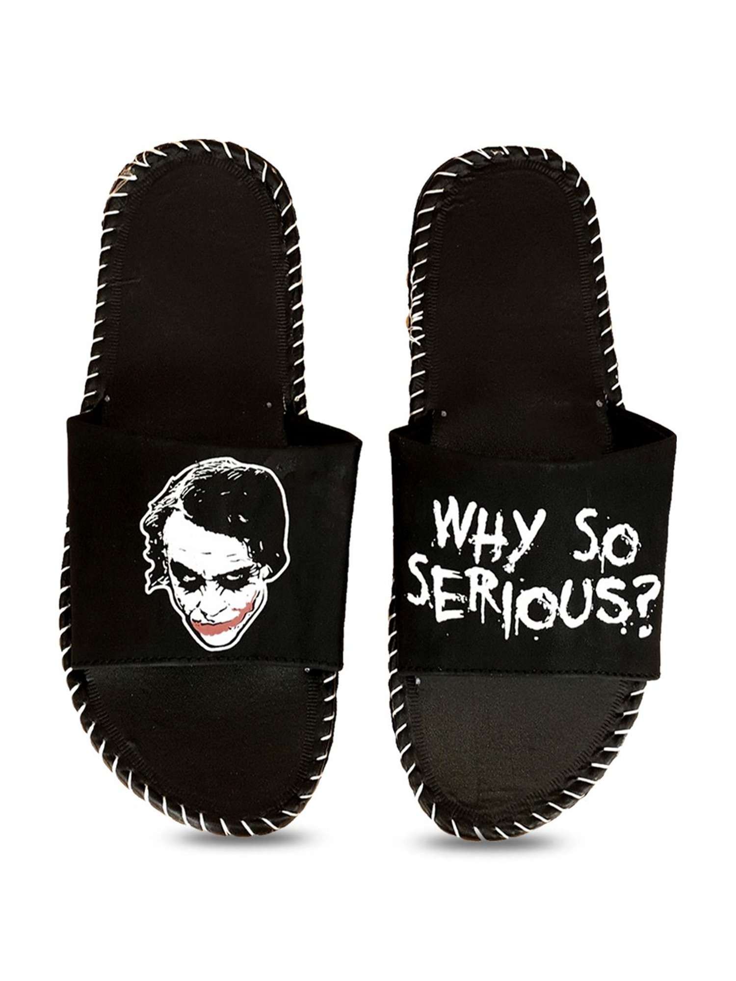 Pampy Angel Men's Jet Black Casual Slides