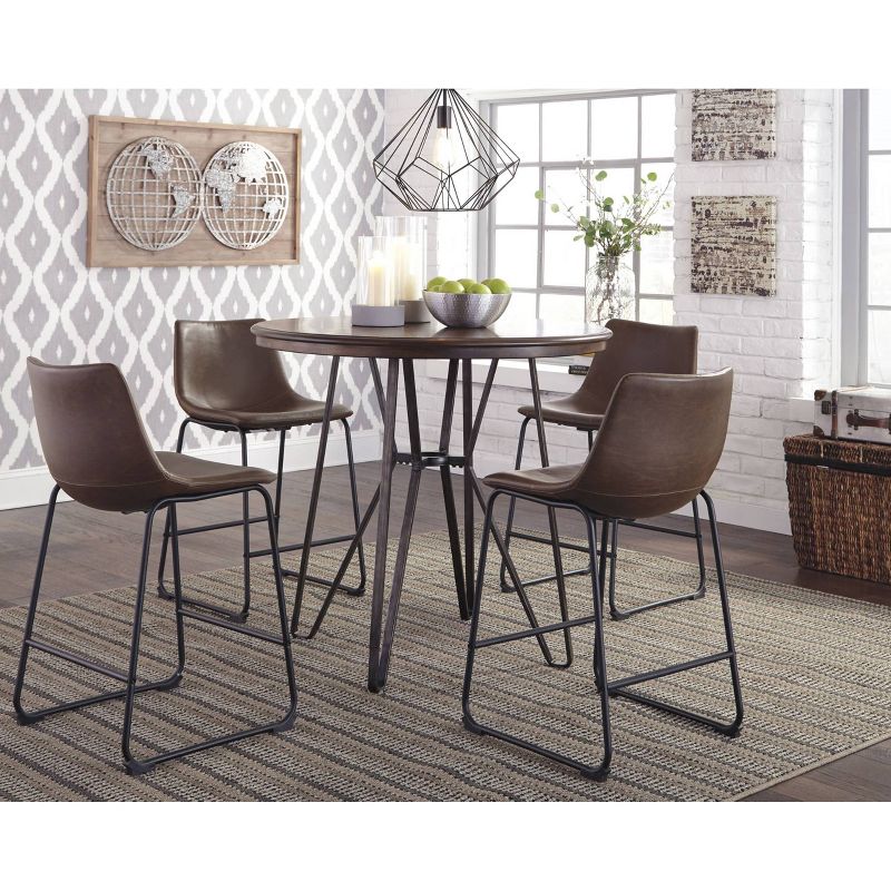 Centiar Single Counter Height Barstool Brown - Signature Design by Ashley
