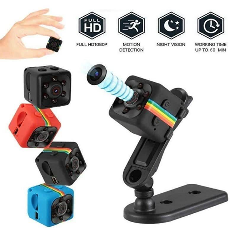 Mini Hidden Spy Cameras Wireless with 32GB Memory Card HD 1080P Car Spy Cam Night Vision Motion Detection Cop Cam for Home Outdoor Security Monitoring Car Video Recorder