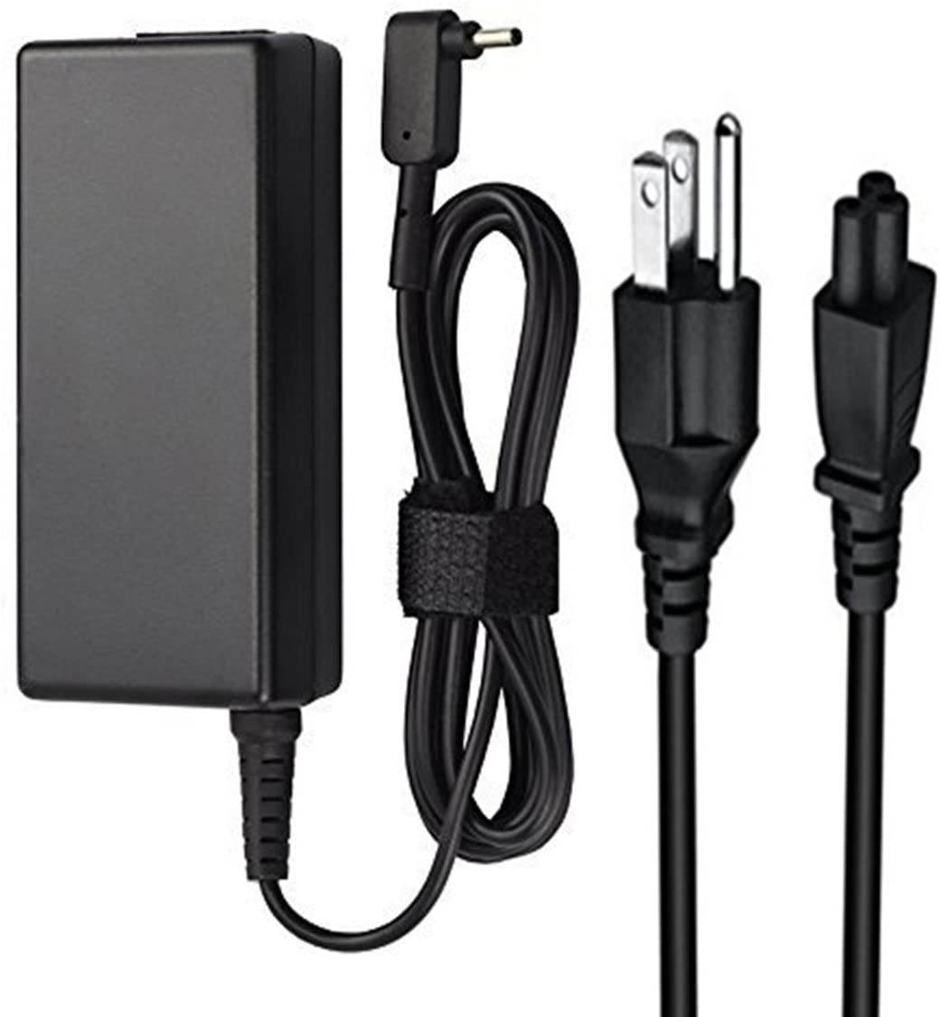 19V 2.37A 45W AC Charger for Acer Chromebook 11 13 14 15CB3 CB3-111 CB3-431 CB3-531 CB3-131 CB5 CB5-311 CB5-571 C720 C720p C740 C670 Laptop with 5Ft Power Supply Adapter Cord