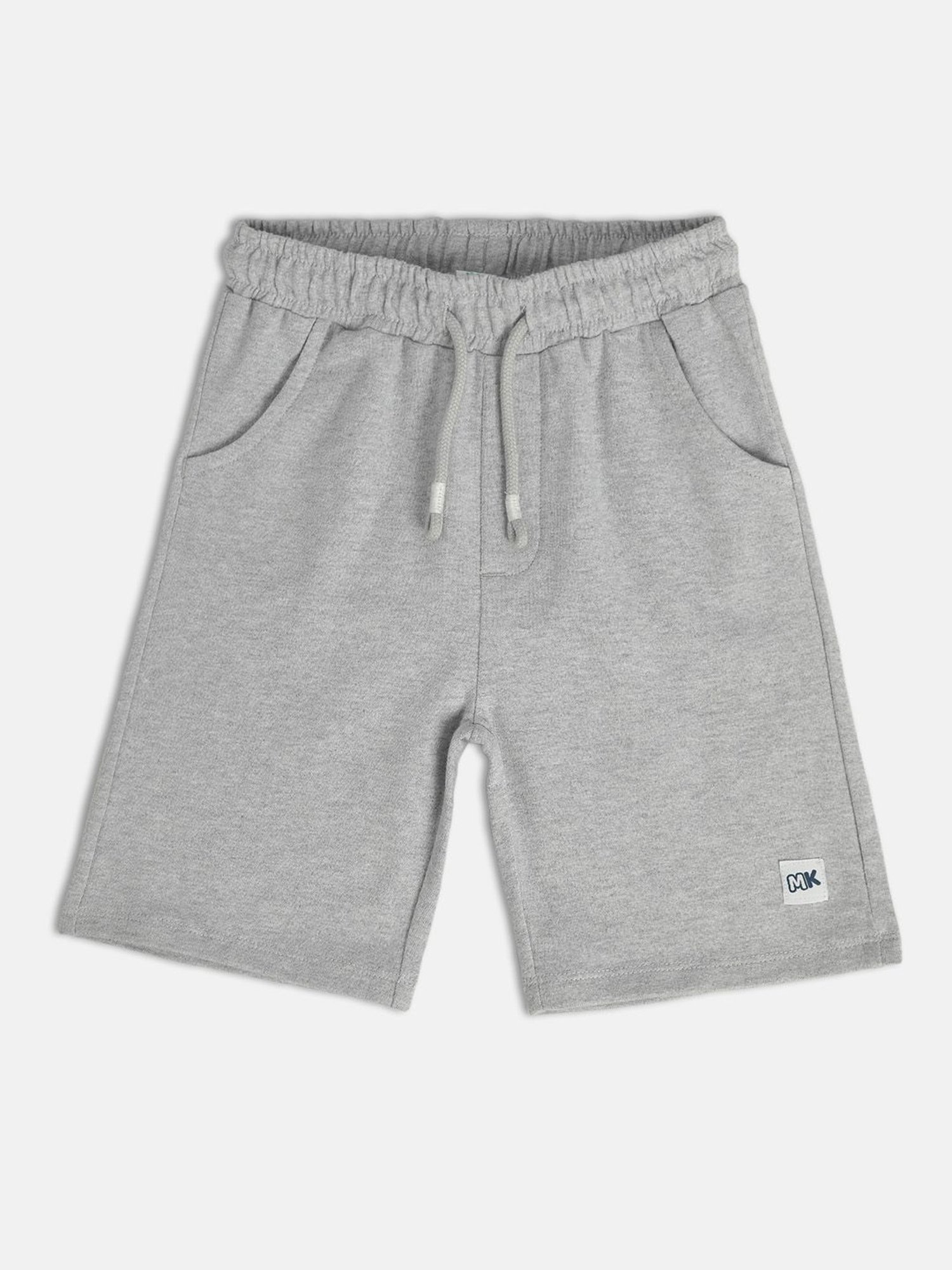 MINIKLUB Kids Grey Solid Shorts