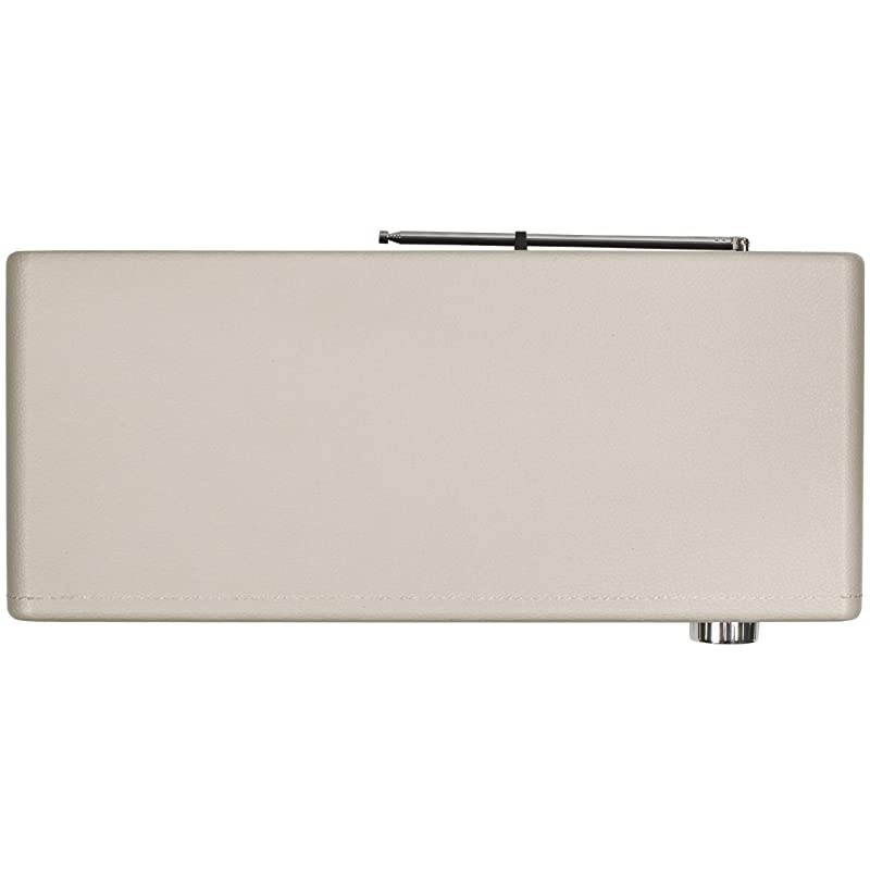 CR3037A-WS Harmony Modern Bluetooth FM Tabletop Radio, White Sand