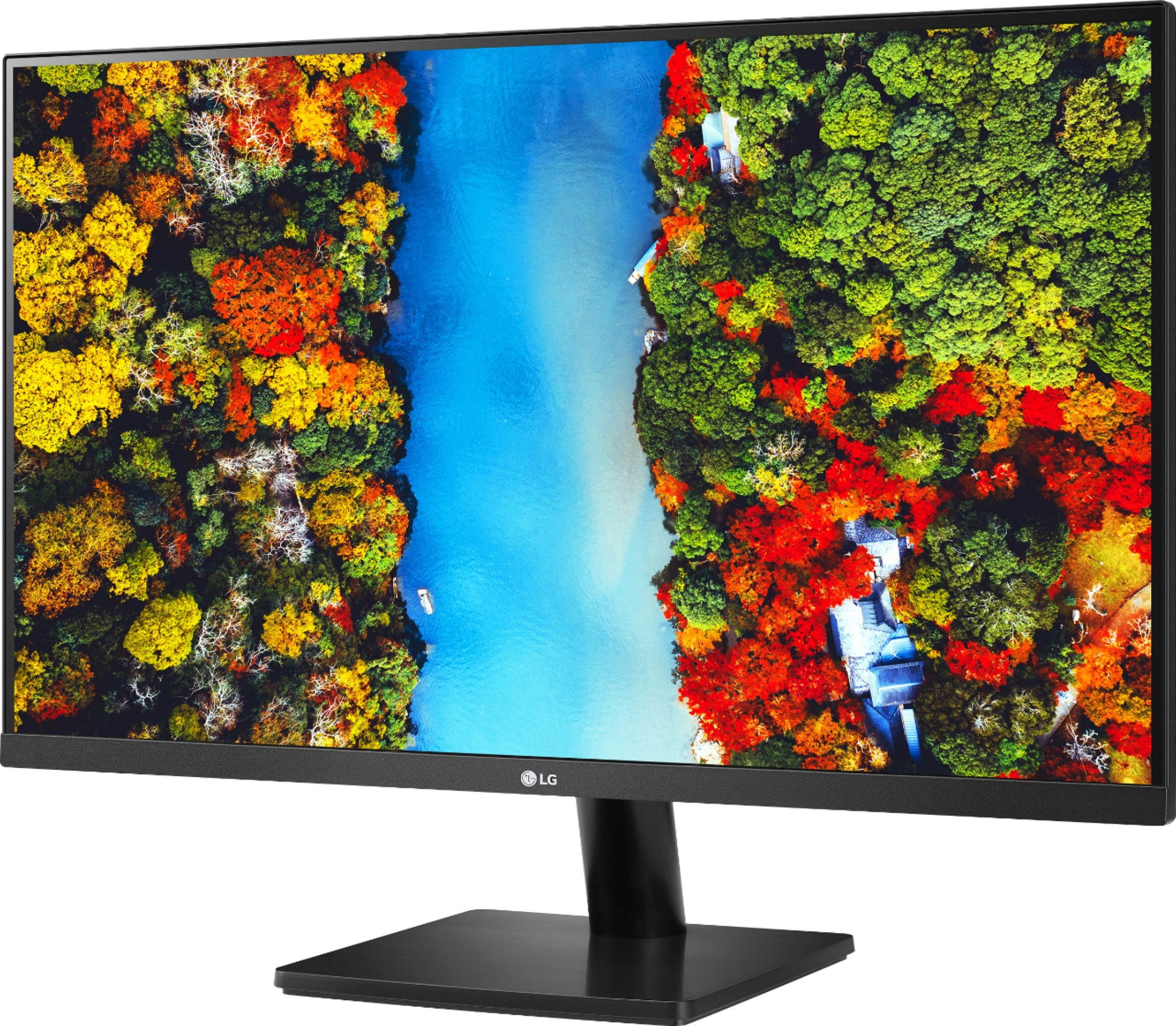 LG - 27" Full HD IPS Monitor with AMD FreeSync and a 3-Side Virtually Borderless Design - Black (27MP500-B.AUS)
