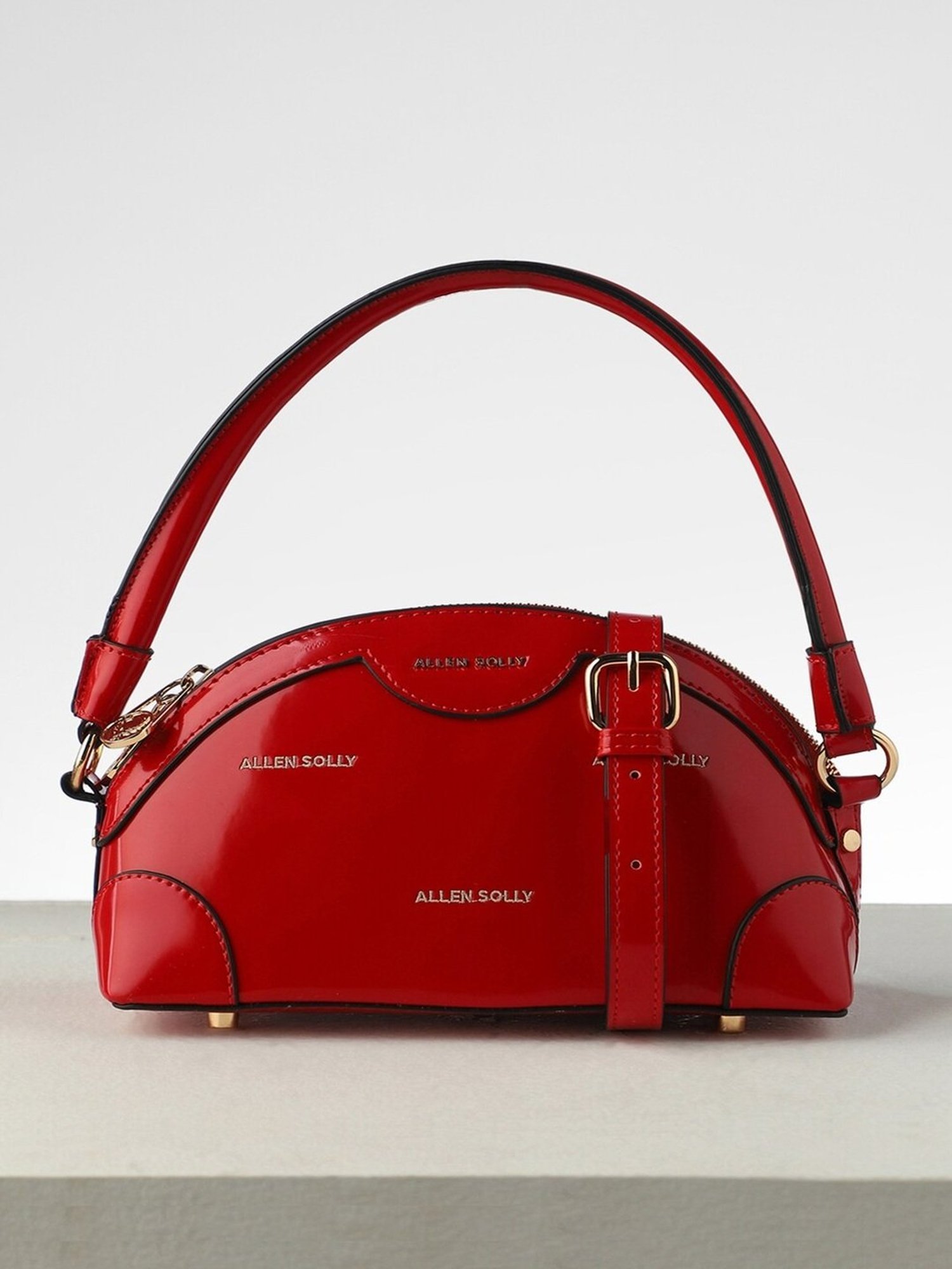 Allen Solly Red Printed Medium Sling Handbag