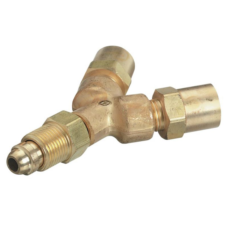 Western Enterprises 401 200 PSI 5/8 in - 18 Female Inert Gas Brass Y Connection