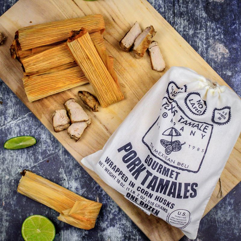 Texas Tamale Company Gourmet Frozen Pork Tamales - 18oz