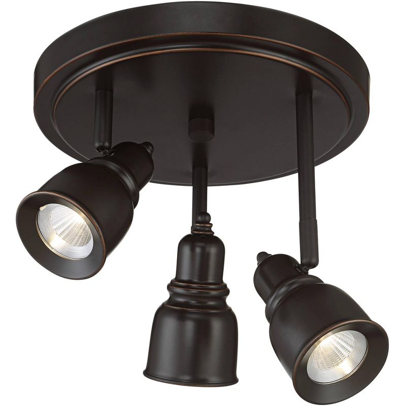 Pro Track Denise 3-Light Bronze LED Track Fixture