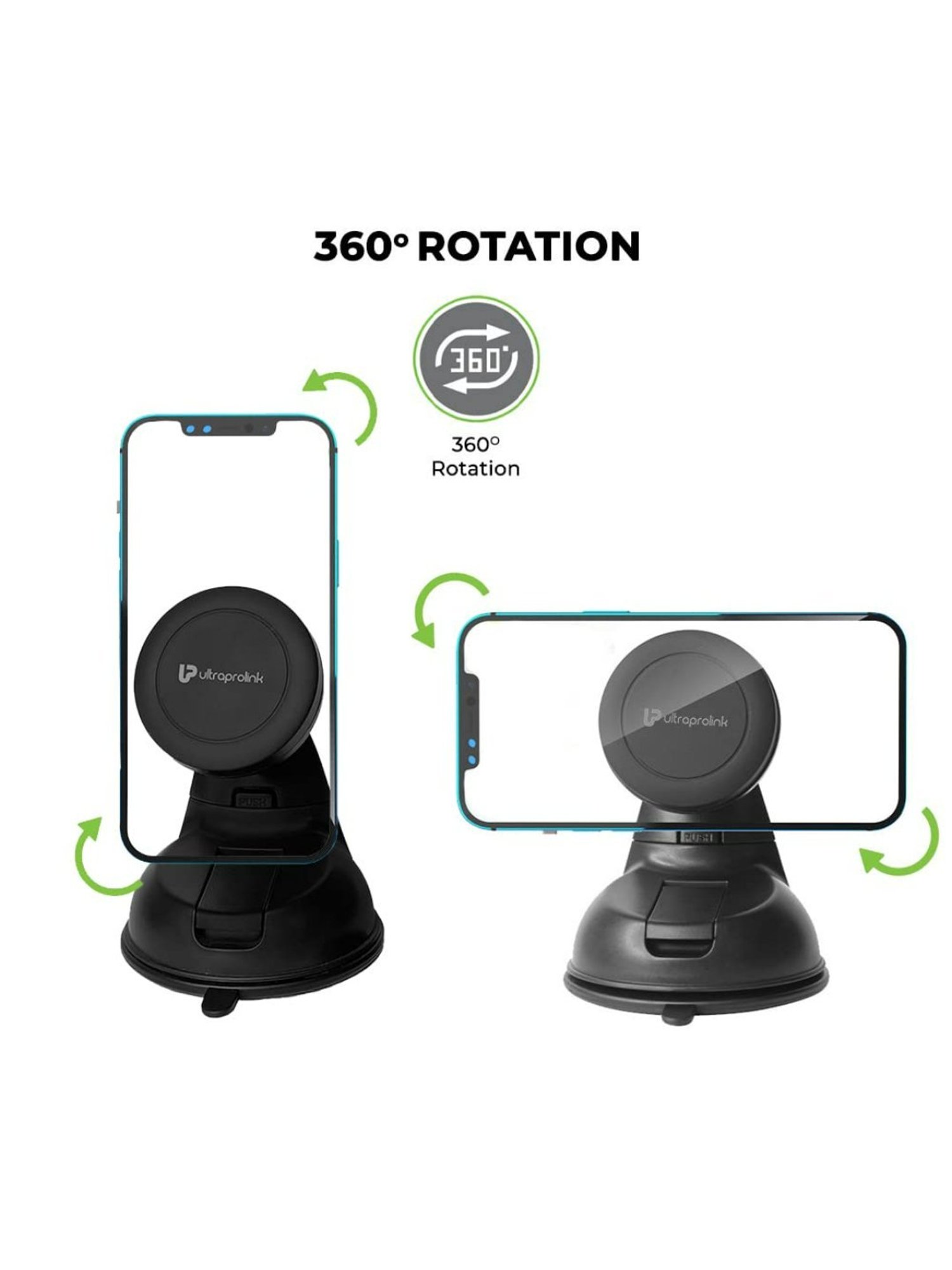 GRIPP Magic Stand Compatible for All Mobile Phones Devices (Black)