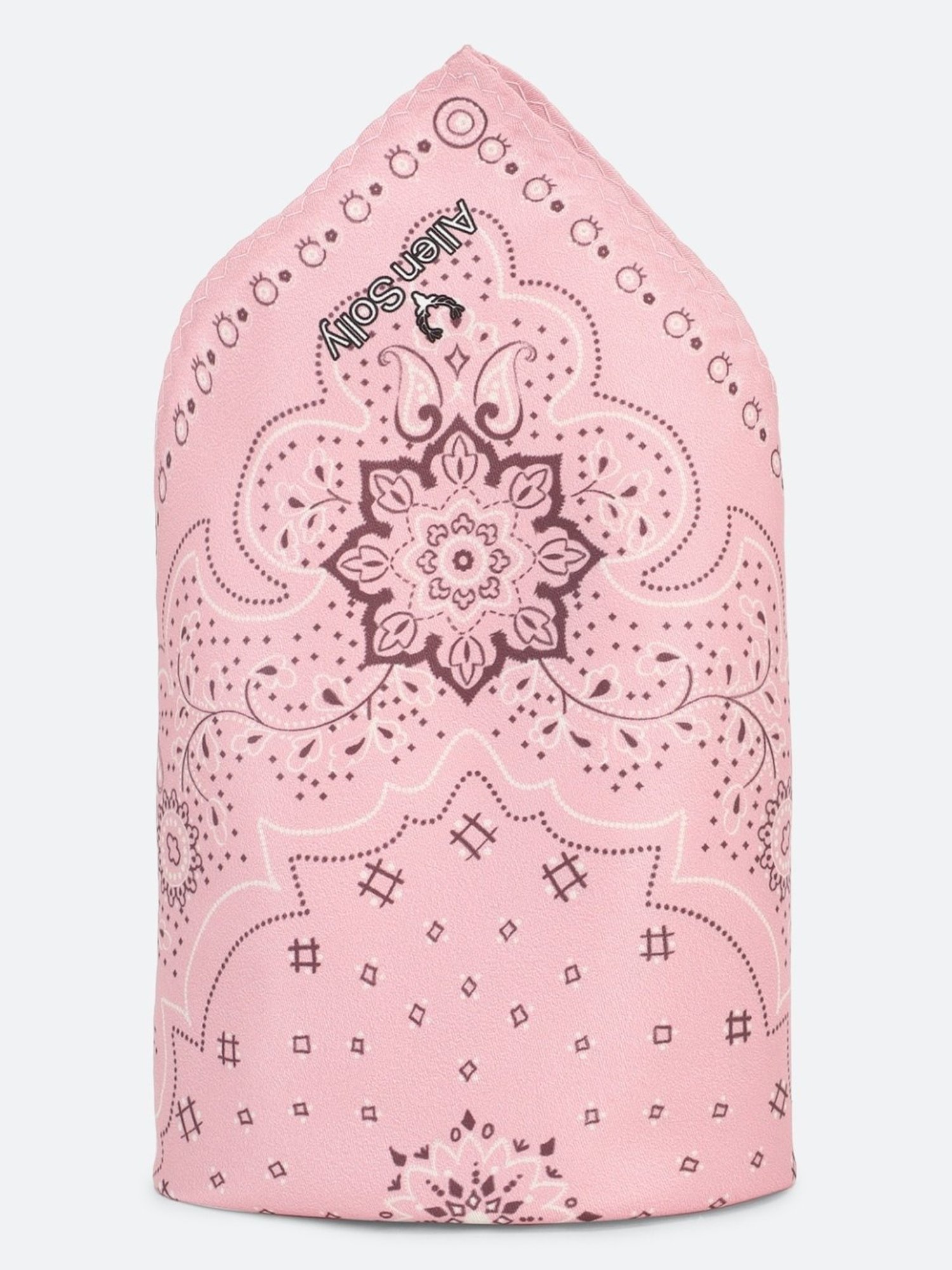 Allen Solly Pink Printed Pocket Square