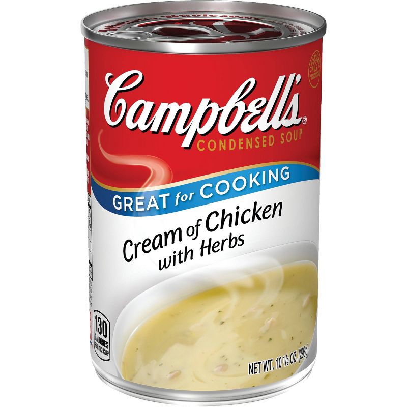 Campbell's Condensed Cream Of Chicken With Herbs Soup 10.5oz