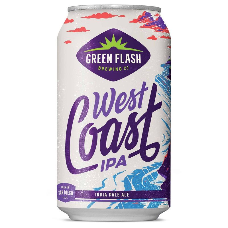 Green Flash West Coast IPA Beer - 6pk/12 fl oz Cans