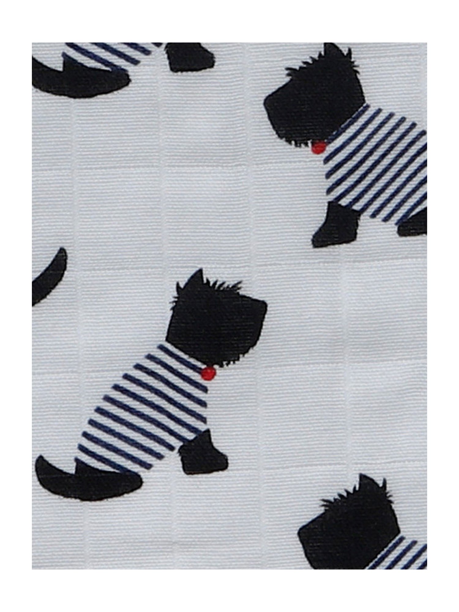 Pranava Kids White & Black Cotton Printed Bath Towel