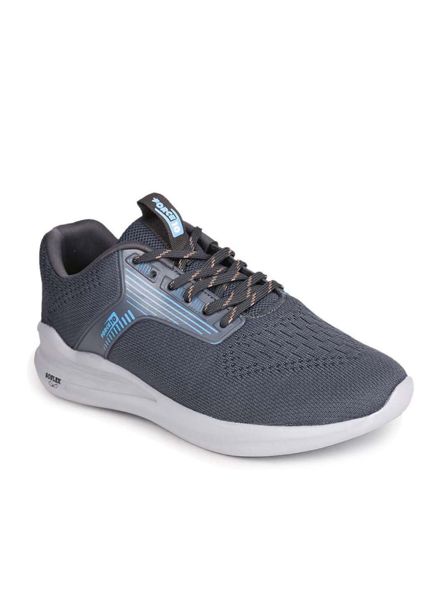 Force 10 by Liberty Men's Grey Running Shoes