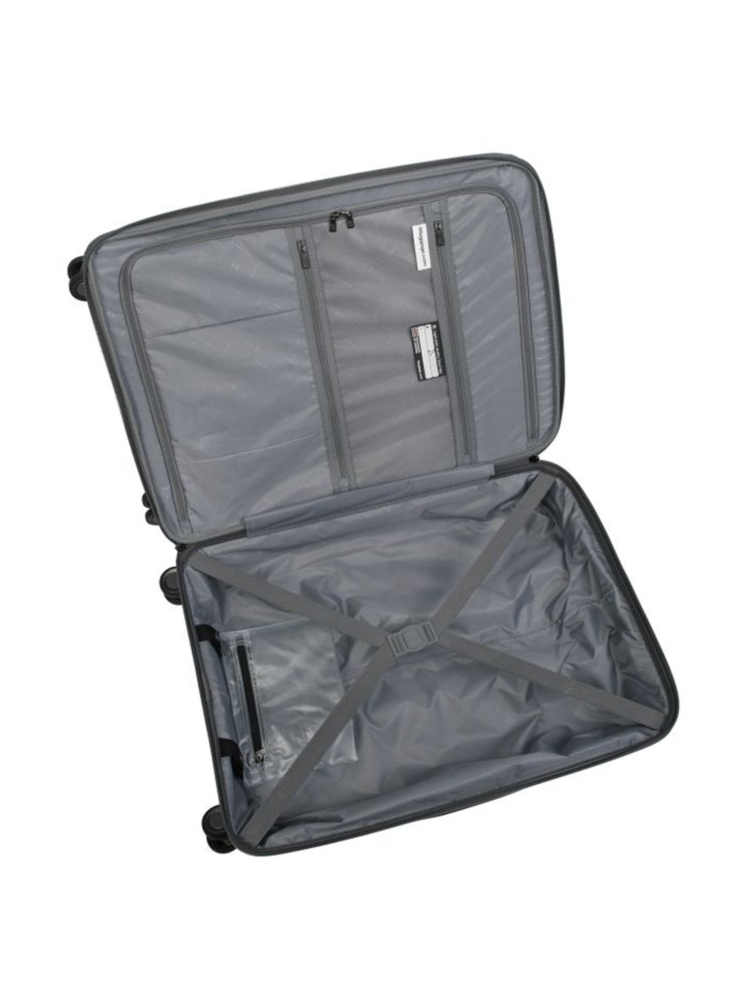 it luggage Eco Tough Grey Combo-24 & 20 inches Expandable Hardsided Luggage Trolley with TSA Lock