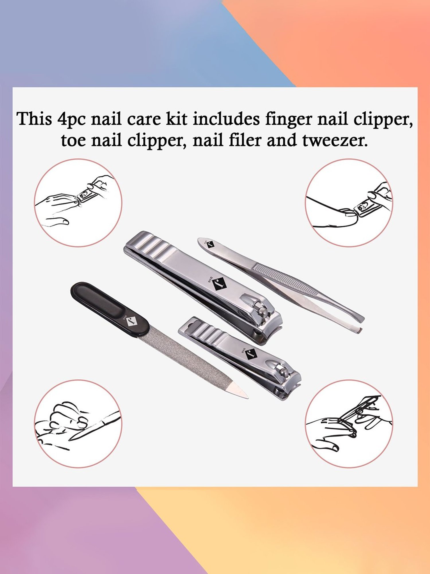 Raaga Professional Pedicure & Manicure 6 Step Single Use Kit Strawberry - 6 Sachets