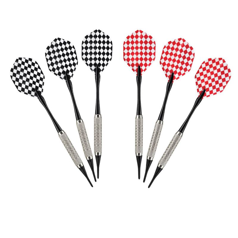 Fat Cat Mercury Electronic Soft Tip Dartboard Game with Cabinet and Dart Set