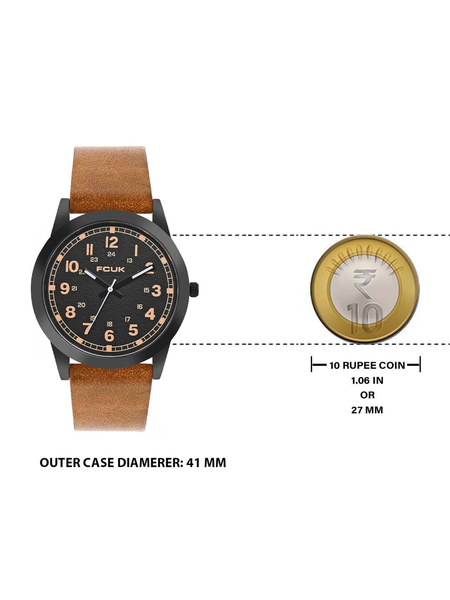 FCUK FK00016A SS23 Analog Watch for Men