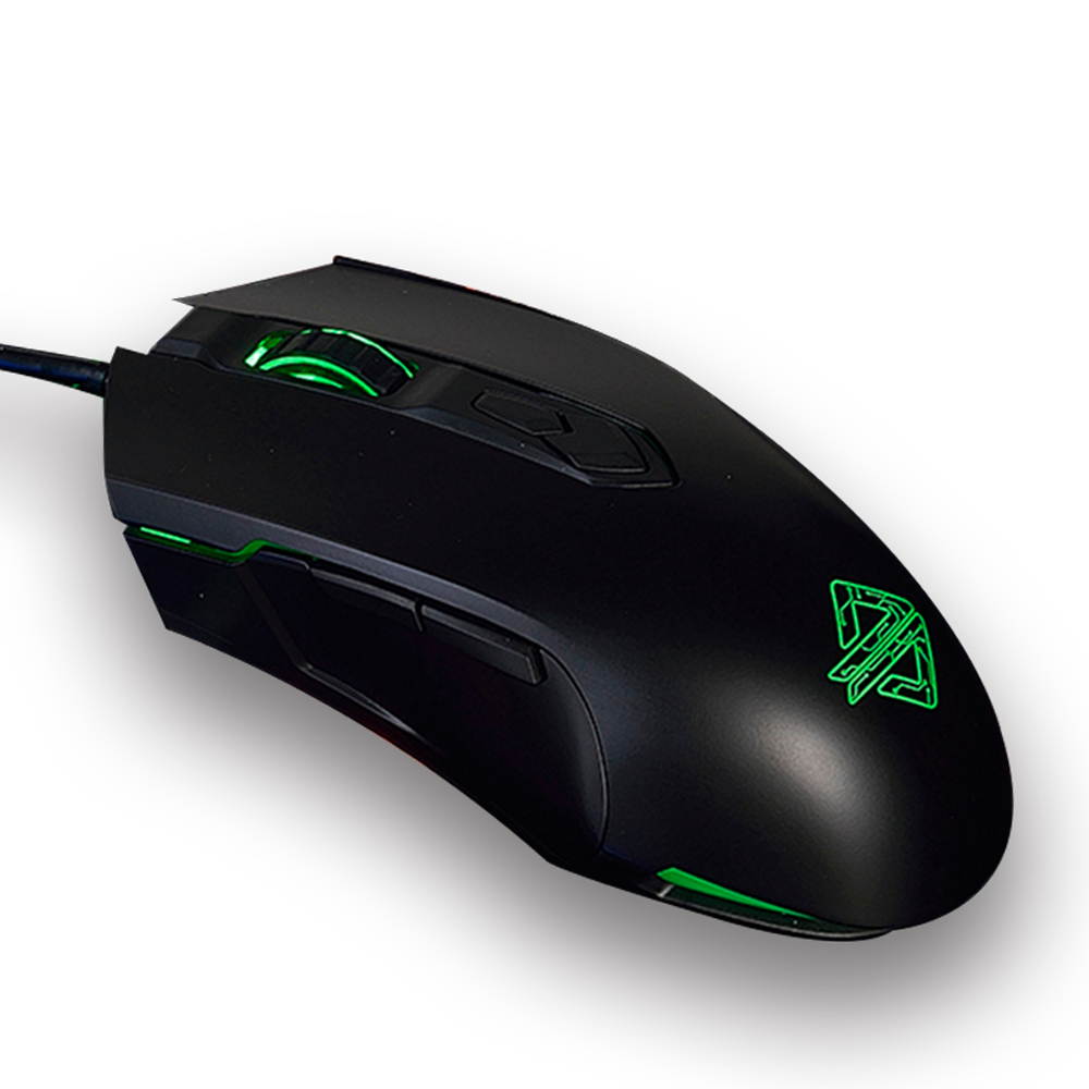 UrChoiceLtd&reg;USB Wired Mouse RGB Optical Ergonomics 7-Key 2400DPI Crack Athletics Gaming Mouse Laptop PC Computer Mouse