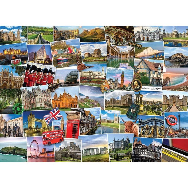 Eurographics Inc. Globetrotter United Kingdom 1000 Piece Jigsaw Puzzle