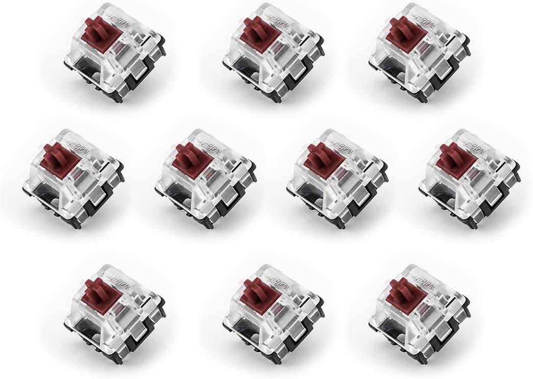 Gateron Optical Red Switch DIY Replaceable Switches for Mechanical Gaming Keyboard (70 PCS Red Switch) (Multiple)