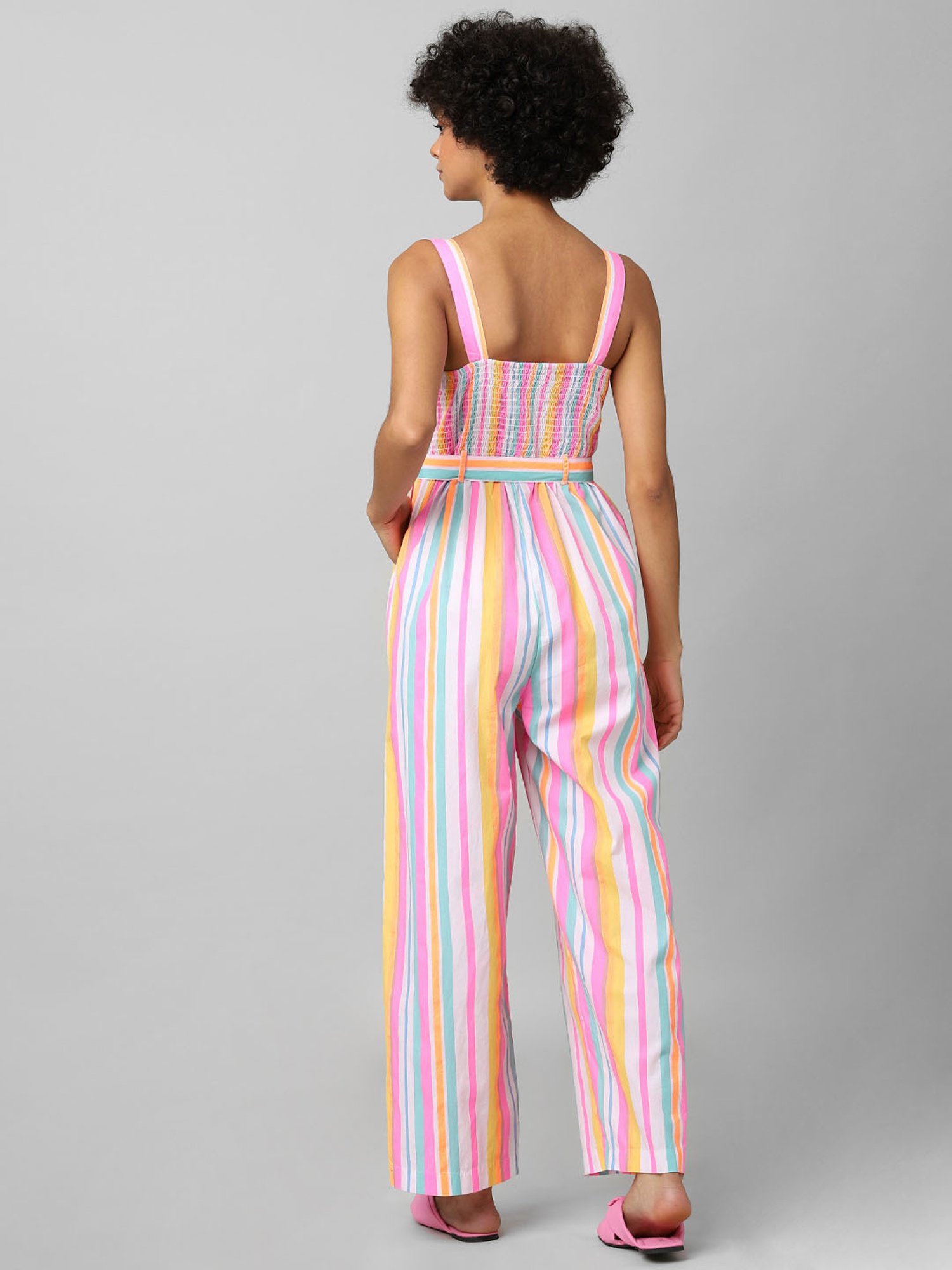 Only Multicolor Striped Jumpsuit