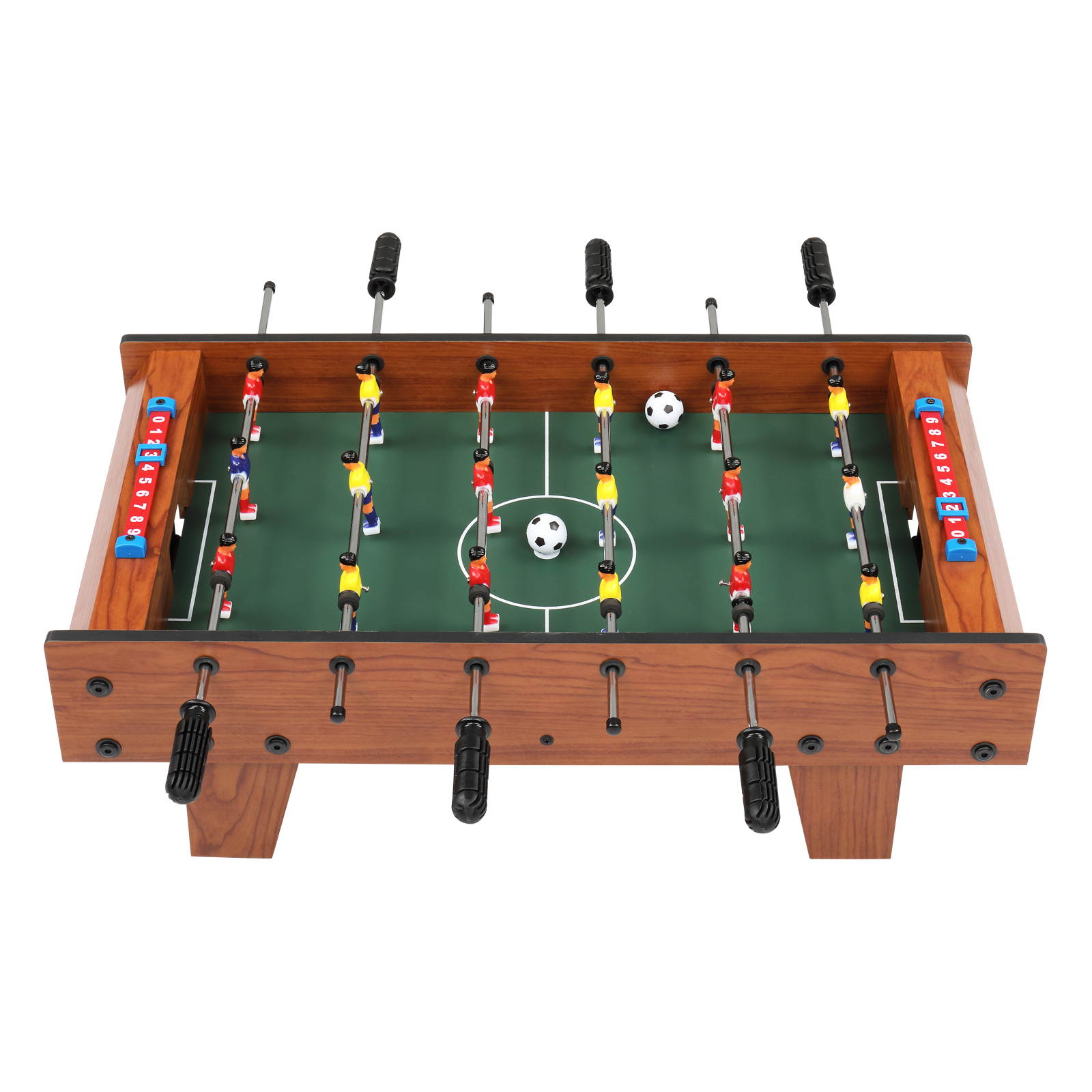 27 inch indoor foosball table solid wood color durable ergonomic handle unlimited home entertainment
