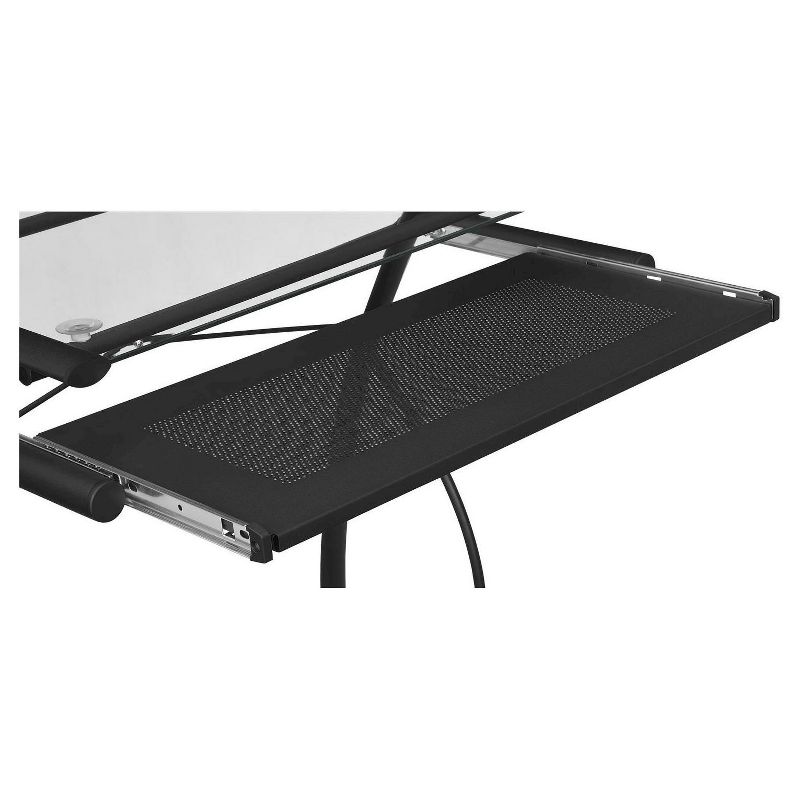 Edgeview Mobile Computer Desk - Black - Room & Joy