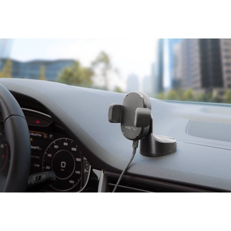 Kenu Airframe Wireless Fast Qi Charging Vent Mount - Black