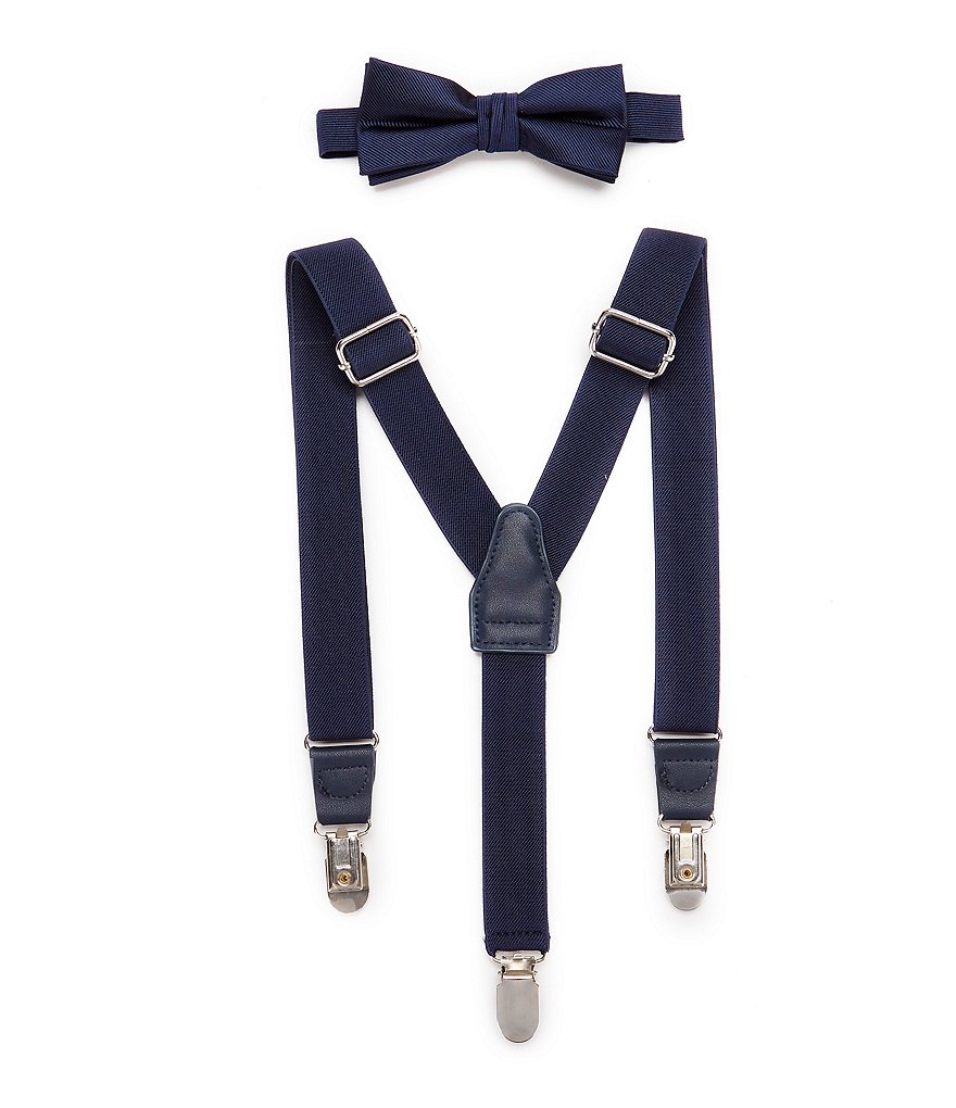 Class Club Gold Label Boys Bow Tie & Suspenders Set