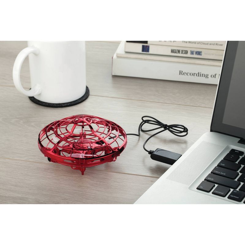 The Original Hover Star Motion Controlled UFO- Red