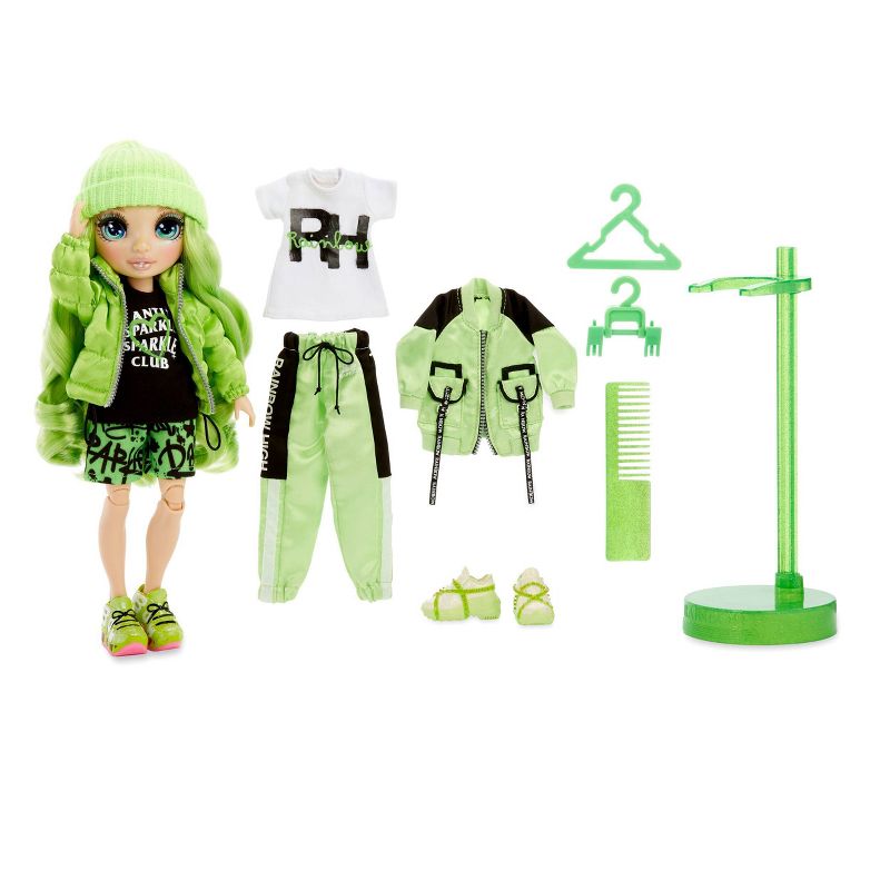 Rainbow High Jade Hunter – Green Fashion Doll with 2 Outfits